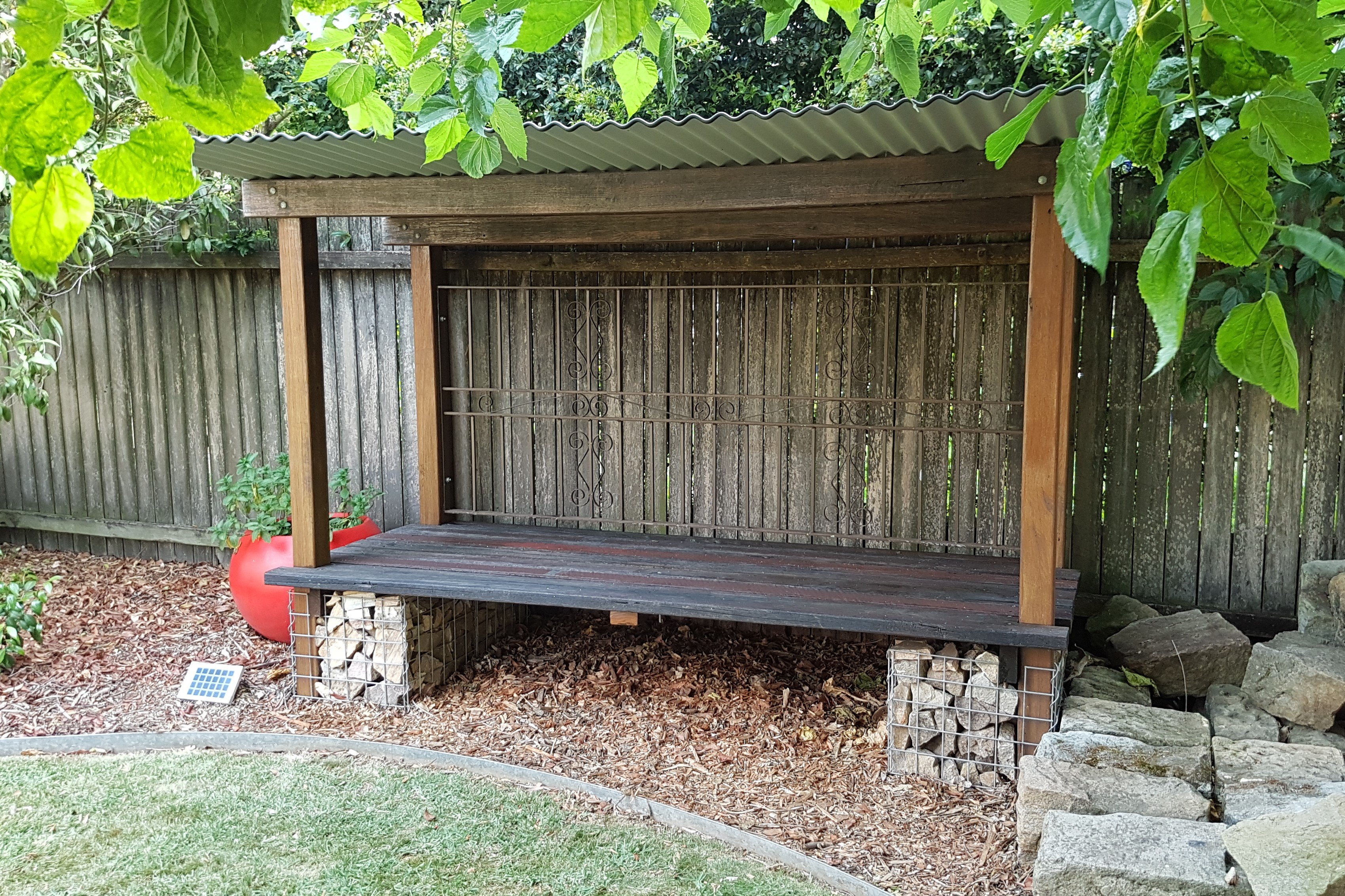 Sydney Homes and Gardens Recycled Jarrah Day Bed
